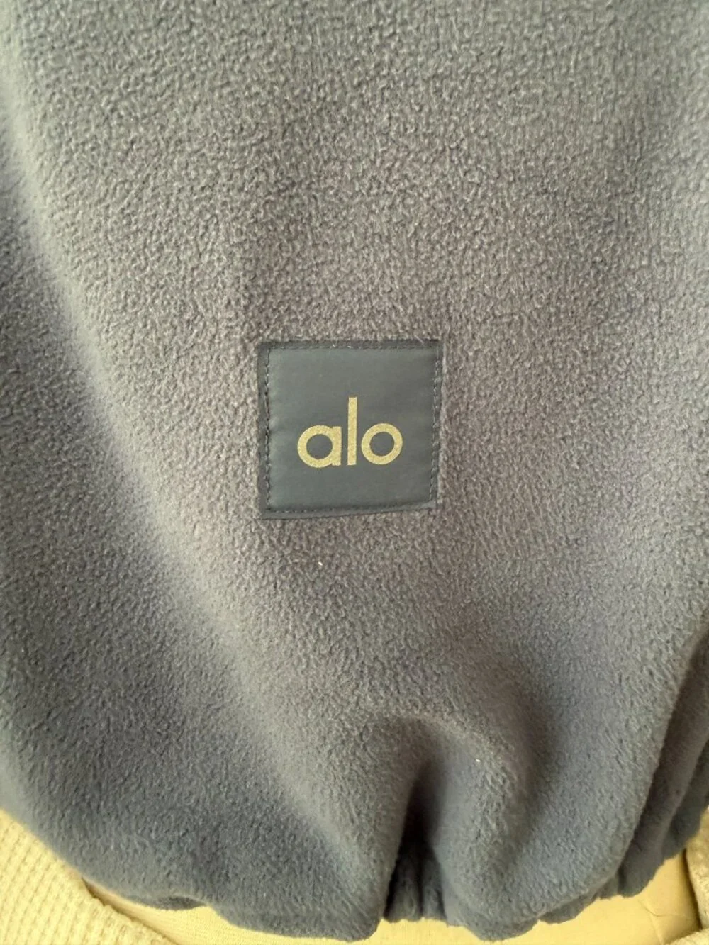 Alo Polar Fleece Game Time Full Zip Cropped Jacket NWOT Size XS
